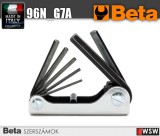 Beta szerszámok - 7 darabos hajlított imbuszkulcs készlet_96N_G7A