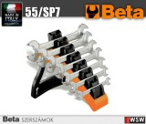 Beta szerszámok - 7 részes villáskulcs készlet tartóval