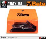 Beta szerszámok - 8 darabos hajlított Tamper Resistant Torx® imbuszkulcs készlet műanyag tasakban_97RTX_B8