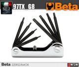 Beta szerszámok - 8 darabos hajlított Torx® imbuszkulcs készlet_97TX_G8