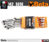 Beta szerszámok - 9 darabos csillag-villáskulcs készlet, átváltós racsnival, kompakt tartóval_142_SC9E