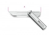 Beta szerszámok - Állítható szögsablon csúszó szárral a szár krómozott acélból, az alaplap alumíniumból készült_1672A