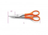 Beta szerszámok - Drótvágó olló egyenes élű, krómozott, PVC-bevonattal_1127