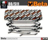 Beta szesrzám - 11 részes kettős csuklós dugókulcs készlet