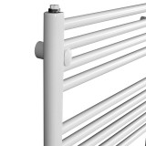 Betatherm BE 60125 (1215*600) fürdőszobai radiátor, fehér, törölköző szárító radiátor, fürdőszobai csőradiátor, BE Easy