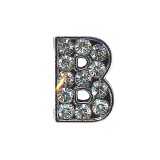 Betű a névre szóló karkötőhöz, ezüst- "B"