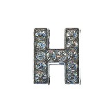 Betű a névre szóló karkötőhöz, ezüst- "H"