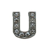 Betű a névre szóló karkötőhöz, ezüst- "U"