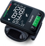 Beurer BC 87 Bluetooth, 13,5-21,5 cm, 2 x 120 memória fekete csuklós vérnyomásmérő