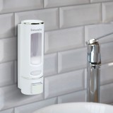 Bewello 51118A Szappanadagoló - kézzel működtethető - 400 ml - falra szerelhető - fehér