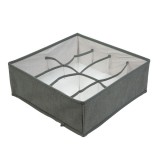 Bewello 8rekeszes szürke szöveg tárolódoboz 32x32x12cm BW2078