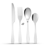 Bewello Evőeszköz készlet - matt ezüst - 16 részes