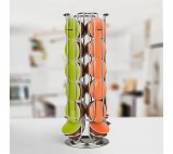 bewello Fém kávékapszula tartó - 24 db Dolce Gusto kapszulához - króm