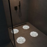 bewello Fürdőszobai csúszásgátló kőmintás 19cm 4db 57396