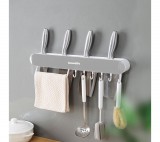 bewello Multifunkciós tároló - 7 akasztóval,  - 35 cm