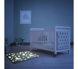 bewello Világító szőnyeg - szürke, foszforeszkáló - 60 x 40 cm