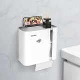 Bewello WC-papír tartó szekrény - fehér - 248 x 130 x 230 mm
