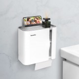 bewello WC-papír tartó szekrény - fehér - 248 x 130 x 230 mm BW3005
