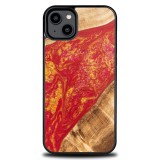 Bewood Neons Paris tok iPhone 15 Plus - barna-piros