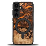 Bewood Orange MagSafe-kompatibilis tok Samsung Galaxy A55 5G - barna-narancssárga