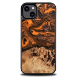 Bewood Orange tok iPhone 15 Plus - barna-narancssárga