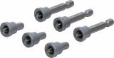BGS DIY 1/4" Bitkészlet mélységi ütközővel, csavarok süllyesztett behajtásához | gipszkarton falhoz | csillag PH2 | 6 darabos (BGS 50406)