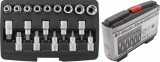 BGS DIY 19 részes 1/2" befogású Torx bitfej és E-Torx dugófej készlet (BGS 95100)