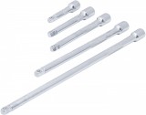 BGS DIY 5 részes 1/4"-os "Wobble" hosszabító szár készlet dugókulcshoz, billenő fejjel (BGS 6110)