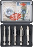 BGS DIY 5 részes csavar eltávolító készlet, PH és PZ csillag csavarokhoz | 1/4" (BGS 50410)