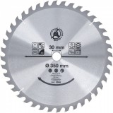 BGS DIY Karbid hegyű körfűrész tárcsa, 350 x 30 x 3.4 mm, 40 fogú (BGS 3958)
