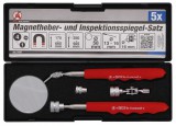 BGS DIY Mágneses csavarfelszedő és vizsgáló tükör készlet (BGS 9197)