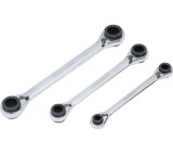 BGS DIY Racsnis csillag-csillagkulcs készlet | 4 az 1-ben | 8 x 9 - 18 x 19 mm (BGS 6837)