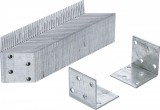 BGS DIY Sarokpánt, 50 db, 40x40x40x2 mm, galvanizált (BGS 80934-50)