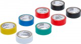 BGS DIY Színes jelölőszalag készlet kábelekhez, 18 mm × 3 m, 8 részes, ragasztószalag (80838)