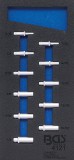 BGS technic 1/3 Szerszámtálca szerszámkocsihoz: 11 részes 1/4" hosszított COLL dugókulcs készlettel (BGS 4121)
