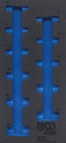 BGS technic 1/3 Szerszámtálca szerszámkocsihoz, üresen: 11 részes 3/8" hosszított COLL dugókulcs készlethez (nem tartozék) (BGS 4099-1)