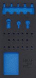 BGS technic 1/3 Szerszámtálca szerszámkocsihoz, üresen: 27 részes bit és bitfej készlethez (nem tartozék) (BGS 4097-1)