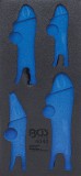 BGS technic 1/3 Szerszámtálca szerszámkocsihoz, üresen: 4 részes Grip fogó készlethez (nem tartozék) (BGS 4040-1)