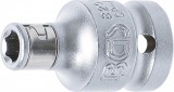 BGS technic 1/4" adapter biztosító golyóval 1/4" Bithez, 1/2" meghajtó (BGS 8201)