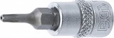 BGS technic 1/4" Biztonsági Torx (fúrt) bitfej, TS10x38 mm (BGS 5184-TS10)