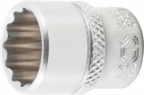 BGS technic 1/4" Dugókulcs fej, tizenkétszögletű | 9/16" (BGS 10881)