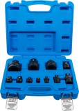 BGS technic 11 részes levegős adapter és univerzális csukló készlet 1/4" -1" (BGS 25140)