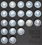 BGS technic 20 részes dugófej készlet Porsche és VW Touareg kerékőr csavarokhoz (BGS 9099)