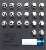 BGS technic 21 részes dugófej készlet BMW kerékőr csavarokhoz (BGS 8932)