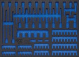 BGS technic 3/3 Szerszámtálca szerszámkocsikhoz, üresen: bitek és bitfejek számára (BGS 4017-5)