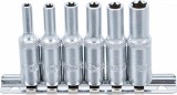 BGS technic 6 darabos 1/4" Hosszított belső torx (E-Type) készlet, E4 - E10 (BGS 6403)