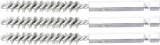 BGS technic Acélkefe készlet | 8 mm | 1/4" | 3 darabos | a BGS 3078 kefekészlethez (BGS 3078-8-S)
