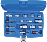 BGS technic Behajtófej-adapter/ dugókulcs-adapter készlet | 16 darabos (BGS 6779)