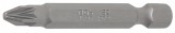 BGS technic Bit 6,3 (1/4), 50mm hosszú, PZ#2x50 (BGS 4595)