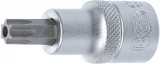 BGS technic Biztonsági Torx bitfej, 1/2", fúrt. T50, 53 mm hosszú (BGS 4328)